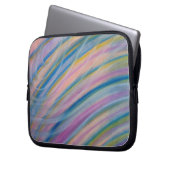 P6 Unique Colorful Abstract Art Laptopschutzhülle (Vorderseite Links)