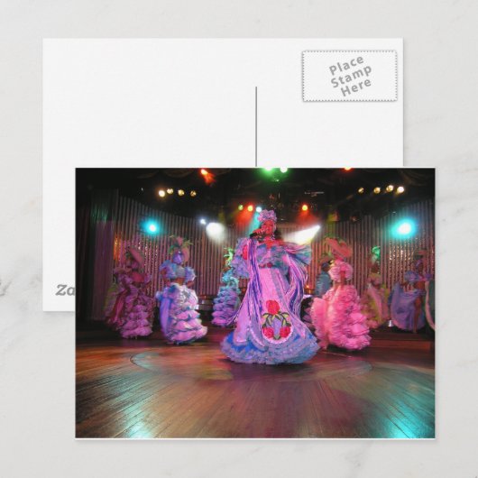P7070157 Cuban Dance Performance Postkarte (Vorne/Hinten)