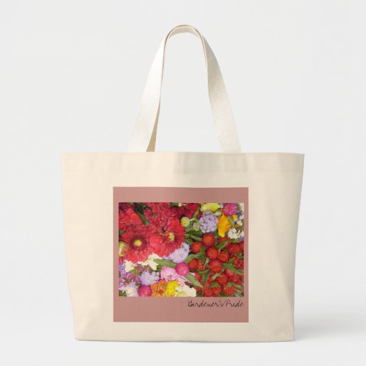 P8110077, der Stolz des Gärtners Jumbo Stoffbeutel (Vorne)