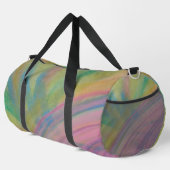P9 Einzigartige farbenfrohe abstrakte Kunst Duffle Bag (Rechte Ecke)