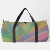 P9 Einzigartige farbenfrohe abstrakte Kunst Duffle Bag (Rückseite)