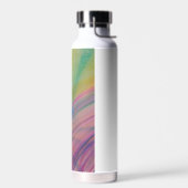 P9 Einzigartige farbenfrohe abstrakte Kunst Trinkflasche (Links)