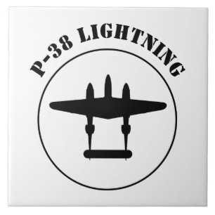 P-38 Blitze Fliese