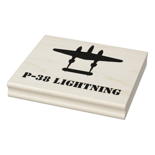 P-38 Blitze Gummistempel (Stempel)