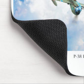 P-38 Blitze Mousepad (Ecke)