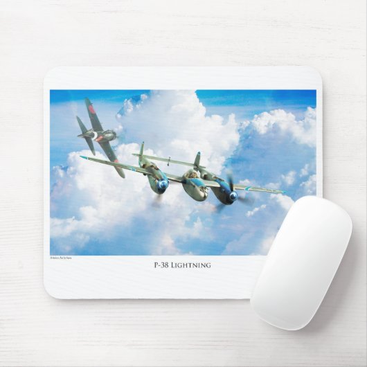 P-38 Blitze Mousepad (Mit Mouse)