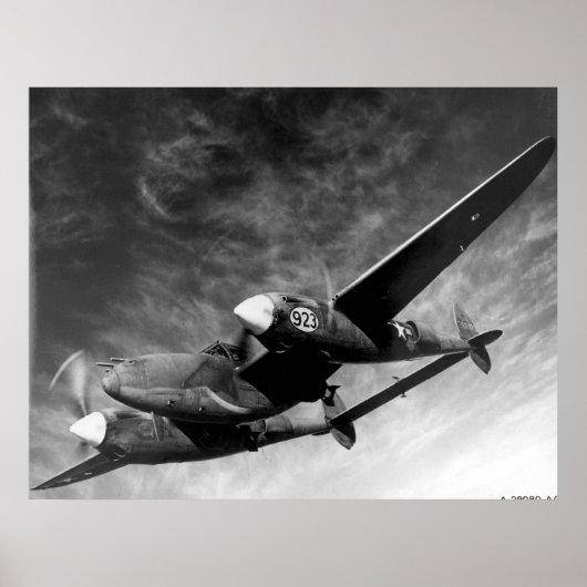 P-38 Blitze Poster (Vorne)