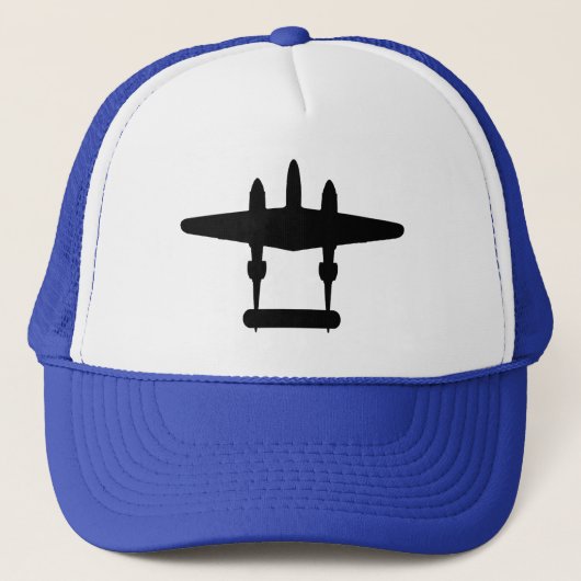 P-38 Blitze Truckerkappe (Vorderseite)