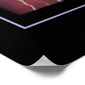 P-38-Blitzengesteinte Teufelsbärenposter Poster (Ecke)