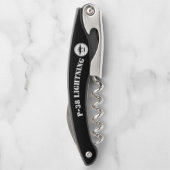 P-38 Blitzstift mit Silhouette im Kreis Kellnermesser (Rückseite)