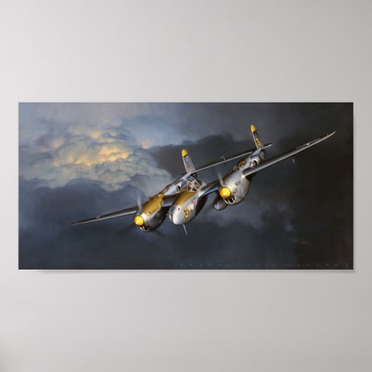 P-38 Jack Fellows Art Poster (Vorne)