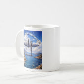 P-38 Lightning im Mittelmeerraum Kaffeetasse (Vorderseite Links)