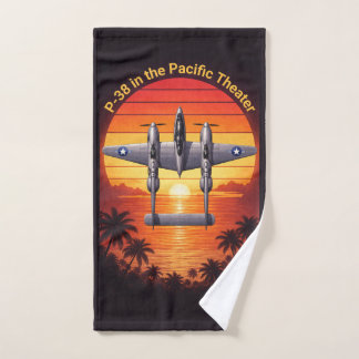 P-38 Lightning im Pazifik Handtuch