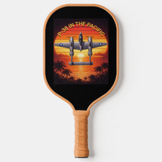 P-38 Lightning im pazifischen Kriegsschauplatz Pickleball Schläger