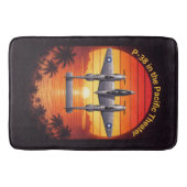 P-38 Lightning in the Pacific Badematte (Vorderseite)