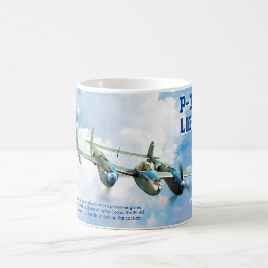P-38 Lightning Kaffeetasse (Mittel)