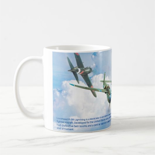 P-38 Lightning Kaffeetasse (Links)