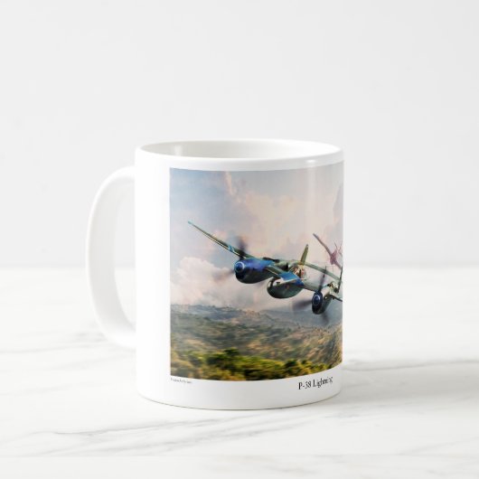 P-38 Lightning Kaffeetasse (Vorderseite Links)