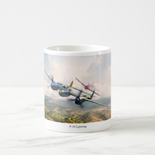 P-38 Lightning Kaffeetasse (Mittel)
