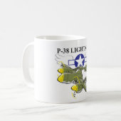 P-38 Lightning Kaffeetasse (Vorderseite Links)