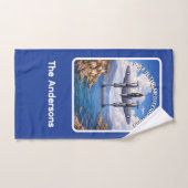 P-38 Lightning Over the Mediterranean Handtuch (Handtuch)