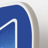 P-38 Lightning Over the Mediterranean Pickleball Schläger (Linke Seite)