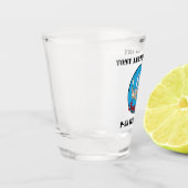 P-38 Testpilot Tony LeVier Noseart Schnapsglas (Links)