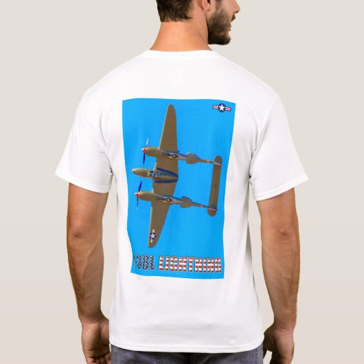 P-38L BELEUCHTUNG T-Shirt (Rückseite)