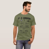 P-3 Orion Anti-U-Boot-Luftfahrzeug-Spektren P3 Ori T-Shirt (Vorne ganz)