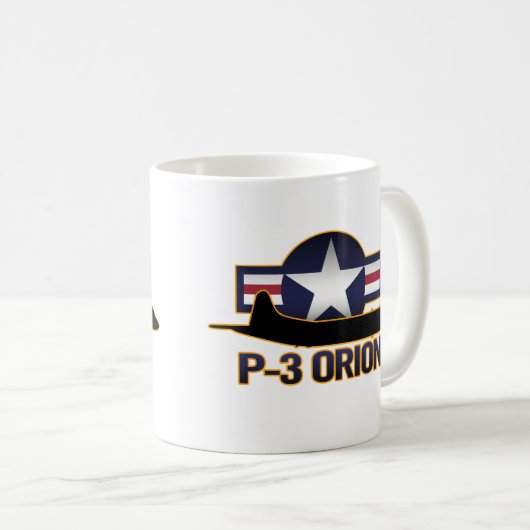 P-3 Orion Kaffeetasse (VorderseiteRechts)