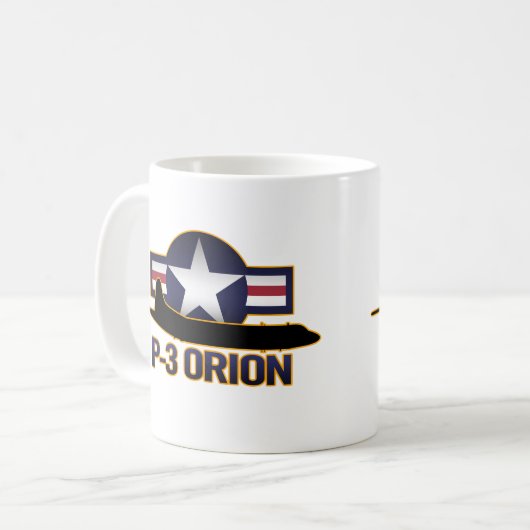 P-3 Orion Kaffeetasse (Vorderseite Links)