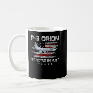 P-3 Orion Sub Hunter ASW Flugzeug Vintag Veteranen Kaffeetasse