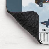 P-40 CURTISS WARHAWK FIGHTER SQUADRON MOUSEPAD (Ecke)