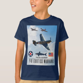 P-40 CURTISS WARHAWK FIGHTER SQUADRON T-Shirt