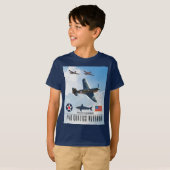 P-40 CURTISS WARHAWK FIGHTER SQUADRON T-Shirt (Vorne ganz)