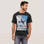 P-40 CURTISS WARHAWK FIGHTER SQUADRON T-Shirt (Vorne ganz)