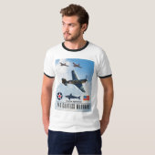 P-40 CURTISS WARHAWK FIGHTER SQUADRON T-Shirt (Vorne ganz)