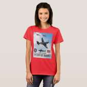 P-40 CURTISS WARHAWK FIGHTER SQUADRON T-Shirt (Vorne ganz)