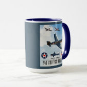 P-40 CURTISS WARHAWK FIGHTER SQUADRON TASSE (VorderseiteRechts)