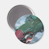 P-40 Kittyhawk Magnet (Vorderseite/Rückseite)