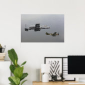 P-40 Tomahawk und A-10 Warthog Poster (Heimbüro)