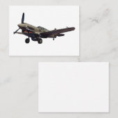 P-40 Warhawk aircraft Cards Visitenkarte (Vorne/Hinten)