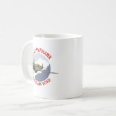 P-40 Warhawk Haifisch-Mund Kaffeetasse (Vorderseite Links)