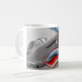 P-40 WARHAWK KAFFEETASSE (Vorderseite Links)