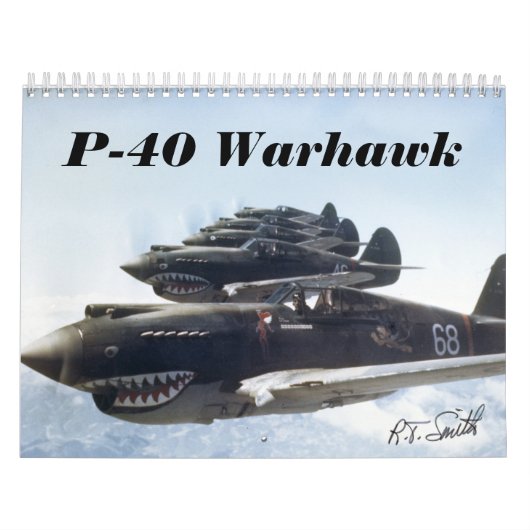 P-40 Warhawk Kalender (Titelbild)