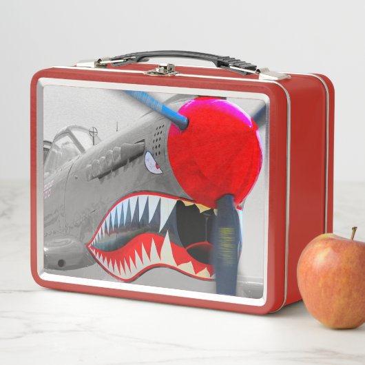 P-40 WARHAWK METALL BROTDOSE (Beispiel)