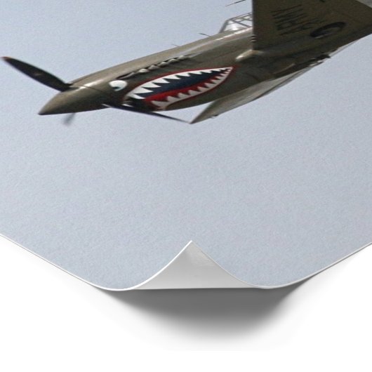 P-40 Warhawk Poster (Ecke)