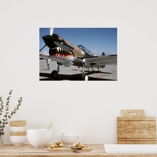 P-40 Warhawk Poster (Küche)