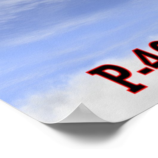 P-40 WARHAWK vs A6M2 ZERO POSTER (Ecke)