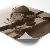 P-40 Warhawk - Zweiter Weltkrieg Poster (Ecke)